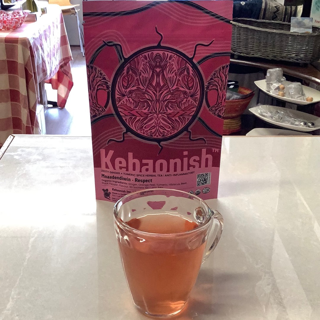 Respect - Zesty Ginger + Turmeric Spice Herbal - Kebaonish