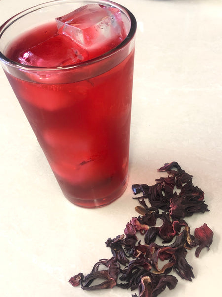 Egyptian Karkade (Iced Hibiscus Tea)