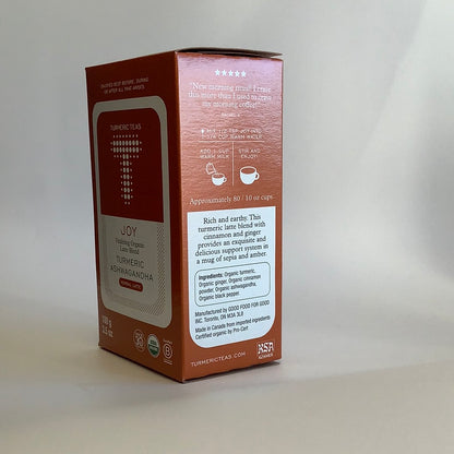 Turmeric Tea | JOY | Vitalizing Organic Turmeric Latte Blend (Powder) -100g