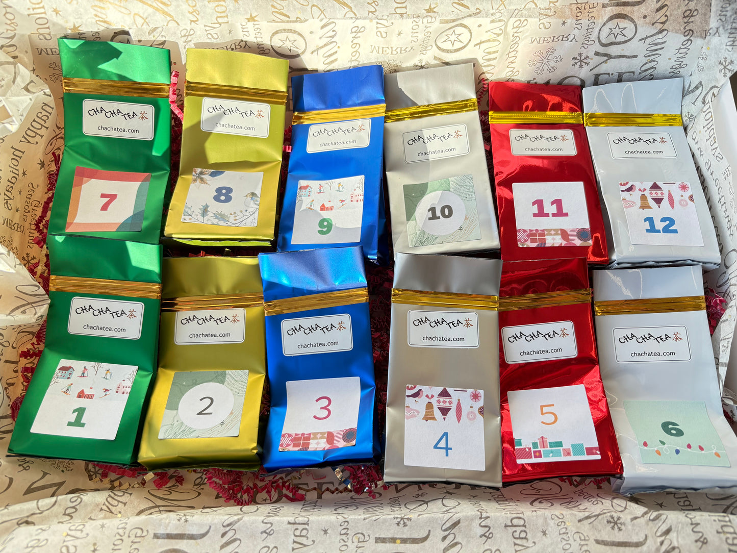 CHA CHA's 12 days to Christmas Tea Assortment