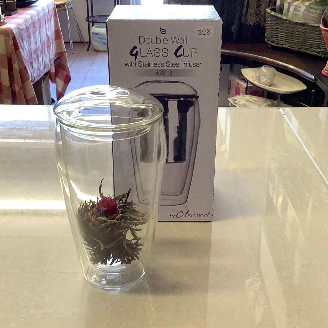 Glass Tumbler w Infuser (Not for Shipping Orders)