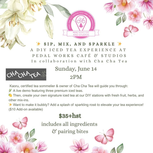 Sip, Mix, and Sparkle — Iced Tea Workshop at Pedal Works Café & Studios