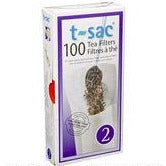 Paper Filters : t-sac #2, 100 tea Filters