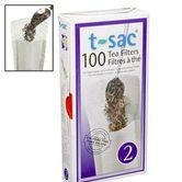 Paper Filters : t-sac #2, 100 tea Filters